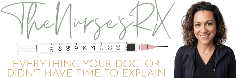 The Nurse's RX newsletter header - Everything your doctor didn't have time to explain