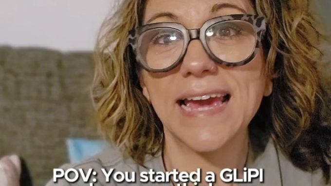 Niki from NicoleInScrubs in a talking-head video about starting a GLP-1 medication and not trying to change every habit overnight.